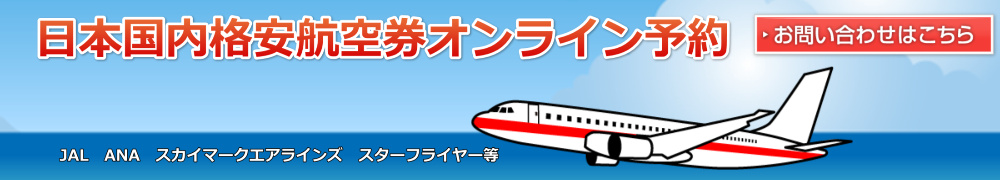 日本国内格安航空券